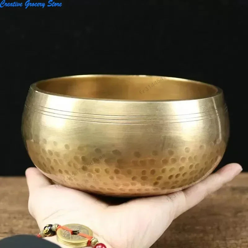 Bol Chantant Tibétain Artisanal en Cuivre