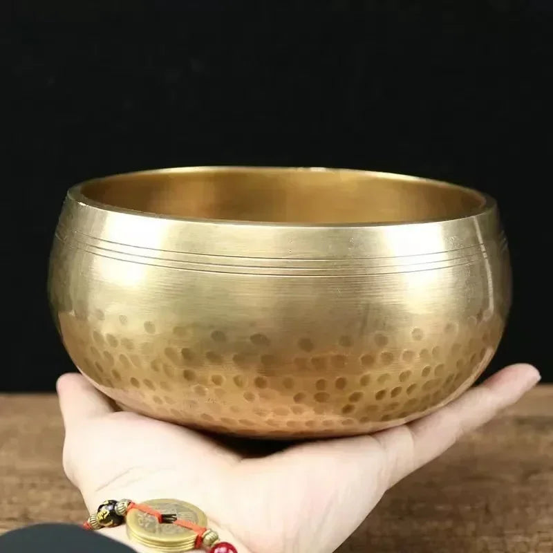 Bol Chantant Tibétain Artisanal en Cuivre