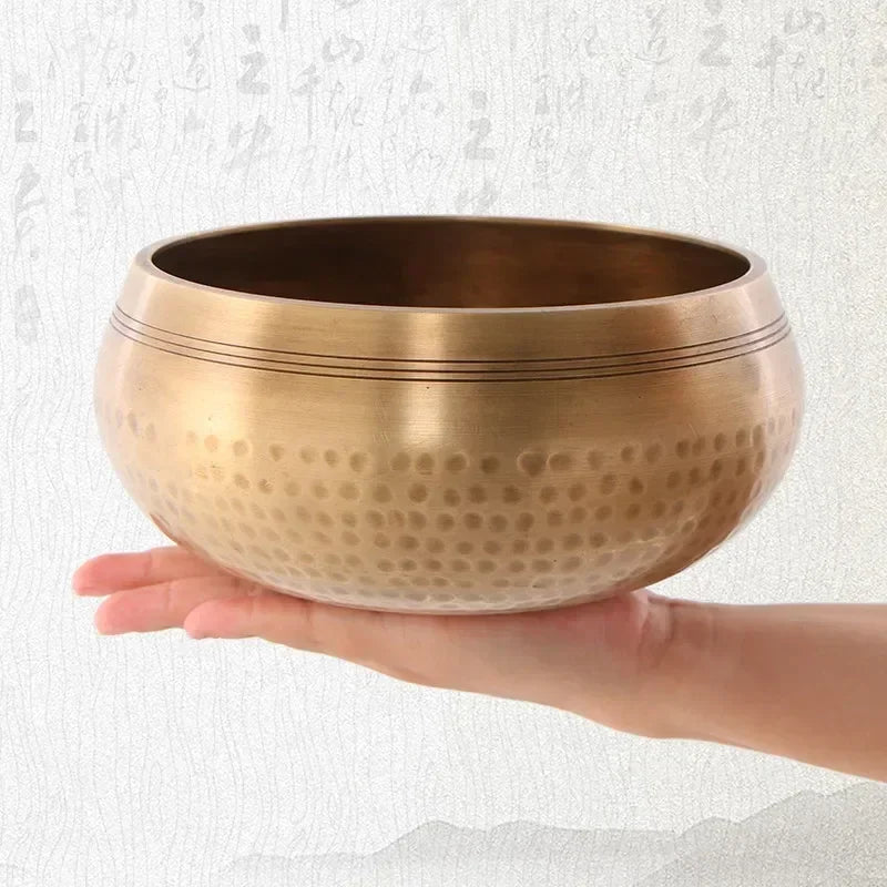 Bol Chantant Tibétain Artisanal en Cuivre