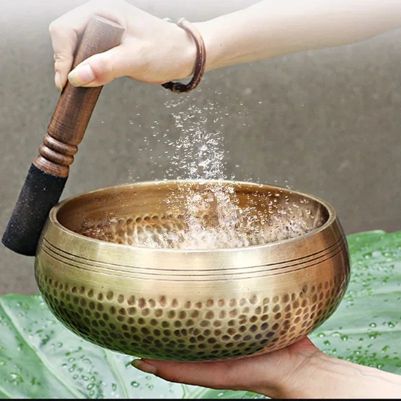 Bol Chantant Tibétain Artisanal en Cuivre