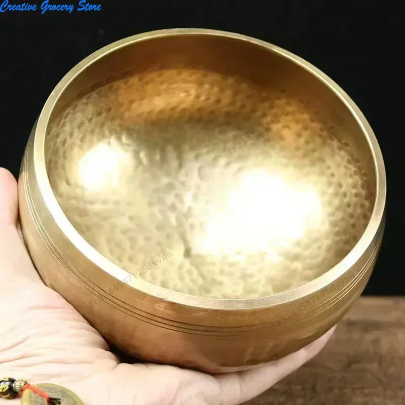 Bol Chantant Tibétain Artisanal en Cuivre